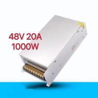 ราคา Switching Power Supply สวิตชิ่งเพาเวอร์ซัพพลาย 48V 20A 1000W สีเงิน (12409684628)