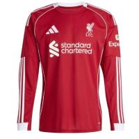 ราคา โปรโมชั่นสิ้นปี 25 26 ลิเวอร์พูลทีมเหย้า เยือนที่สองเสื้อแขนยาวทีมเยือน adidas ชุดฟุตบอลชายและหญิงชุดกีฬาแฟนรุ่น (25586157166)
