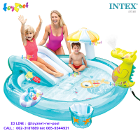 ราคา Intex ส่งฟรี สระน้ำ เป่าลม สไลเดอร์ จระเข้น้อย 2 03x1 73x0 89 ม รุ่น 57165 (1796676359)