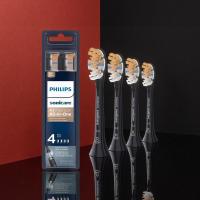 ราคา Official Authentic Replacement Toothbrush Heads 4 Brush Heads Black White Philips Sonicare Genuine A3 Premium All in One (25430232842)