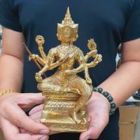 ราคา ท่านท้าวมหาพรหม พระพรหม สามารถใช้ตั้งศาลได้ งานทองเหลืองขัดผิวสวยงาม หน้าตัก4นิ้ว สูง20ซม ปลุกเสกจากโบสถ์พราหมณ์ (10767675287)