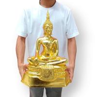 ราคา พระปางสะดุ้งมาร หน้าตัก9นิ้ว งานทองเหลืองปิดทองทั้งองค์ องค์ใหญ่มาก งดงามเหมือนพระพุทธรูปทองคำ (18934988380)