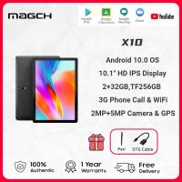 ราคา HH6F TOP 2 MAGCH X10 10 1นิ้วแท็บเล็ต Android 10 0 3G โทรศัพท์แท็บเล็ตพร้อมช่องเสียบซิมและ Wi Fi 2GB RAM 32GB ROM HD Display กล้องคู่ลำโพงคู่ GPS FM OTG USB Type C ชาร์จด้วย Google การเล่นเกม (2449877