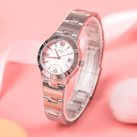 ราคา Casio Lady รุ่น LTP 1241D 4A นาฬิกาข้อมือผู้หญิง สายสแตนเลส หน้าปัดชมพูสุดหวาน สินค้าขายดี มั่นใจของแท้ 100 ประกันศูนย์ 1 ปีเต็ม (107275791)
