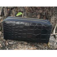 ราคา Genuine crocodile leather long wallet is smooth leather crocodile belly leather (24277737468)