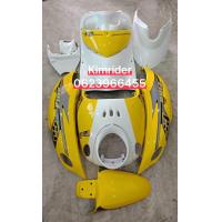 ราคา เฟรม ชุดสี yamaha fino ฟีโน่ เก่า ฟีโน่ รุ่นคาร์บู ปี 2007 2012 เกย์น้ำมันเดี่ยว 10 ชิ้น เกย์น้ำมันแยก 9 ชิ้น ABS พลาสติกอย่างดี ลายPS (7818488880)