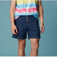 ราคา leisuer projects biker shorts pants กางเกงขาสั้นทรงเอวสูง ผ้า denim ดีเทลโชว์ซิปที่ด้านหน้า (23116373948)