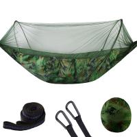 ราคา 250x120cm Single Double Portable Camping Hammock with Mosquito Net Bug net Pop up Easy Set Hammock for Travel Backyard เดินป่า (19100221743)
