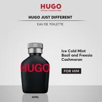 ราคา น้ำหอมผู้ชาย HUGO Just Different Eau De Toilette For Men Ice Cold Mint Basil And Freesia Cashmeran Aromatic Woody Perfume by Hugo Fragrances by HUGO BOSS FRAGRANCES (24362602429)