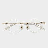 ราคา กรอบแว่นตาสีน้ำชาทรงหกเหลี่ยม สำหรับผู้ชายและผู้หญิง (25066348291)