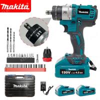 ราคา MAKITA ไขควงไฟฟ้า สว่านไขควงกระแทก 3 ระบบ สว่าน ไฟฟ้า พร้อม ดอกสว่าน เจาะ สว่านไร้สาย สว่านไฟฟ้าไร้สาย สว่านเปลี่ยนหัวได้ อุปกรณ์ครบกล่อง สว่านไฟฟ้า เจาะไม้ เจาะเหล็ก เจาะปูน (26189506193)