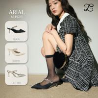ราคา รองเท้าส้นสูง รุ่น Arial Collection 1 5 นิ้ว White Black Glitter รองเท้าออกงาน ปาร์ตี้ (24212439779)