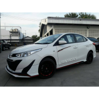 ราคา ชุดแต่งรถยนต์ สเกิร์ต TOYOTA YARIS ATIV รุ่นปี 2017 2018 ทรง FAUSTINO (24120875243)