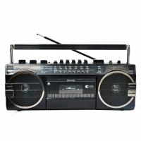 ราคา Portable Vintage Usb Am Fm Sw Radio Dual Recording Stereo Boombox Mp3 Audio 80S Cassette Tape Player Recorder Bluetooth Speaker (23700381423)