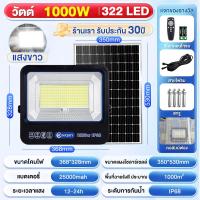 ราคา KKSKY ไฟโซล่าเซลล์ โคมไฟโซล่าเซลล์ แสงขาว 200W 300W 400W 500W 1000W Solar Light กันน้ำIP68 ระบบเซ็นเซอร์เรดาร์ รับประกันการทำงานต่อเนื่อง 10 15 ชั่วโมง (25025166120)