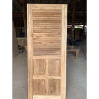 ราคา ประตูไม้สักบานเกล็ด ประตูไม้สักแท้ ประตูห้องน้ำ (26393003263)