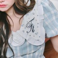 ราคา FLAT2112 FF1046 LIORA MIDI DRESS เดรสยาว เดรสแขนสั้น เดรสลายสก็อต ชุดออกงาน (24332937760)