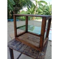ราคา ตู้ก๋วยเตี๋ยว ตู้ขนม ตู้โชว์สินค้าต่างๆขนาดสูง50ซม กว้าง60ซม ลึก35ซม ทรงตรง แบบไม่มีบานเปิดปิดทำจากไม้สนนอก (20243399587)