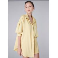 ราคา NICHp Adele Shirt oversize shirt เสื้อทำงาน เสื้อเชิ้ต เสื้อเชิ้ตหญิง เสื้อเชิ้ต oversize แฟชั่นผู้หญิง (3974186598)