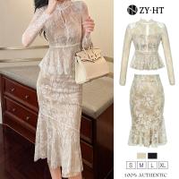 ราคา ZY HT EraVogue ชุดเซ็ท 2 ชิ้น ผญ เสื้อ กระโปรง เดรสผู้หญิง ลูกไม้ สีขาว เดรสทำงาน เดรสไฮโซ เดรสออกงาน เดรสไปงานแต่ง 203913 (19581583852)