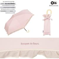 ราคา ร่มกันแดดกันฝน WPC 3 ชั้นพับได้เบาะไร กันยูวี ขอบลูกไม้สีชมพู ร่มสไตล์ฝรั่งเศส ร่มกันฝนพกพาสะดวก (25140418353)