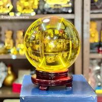 ราคา ลูกแก้วสี 8 10 12 15 cm กลาง ใหญ่ พร้อมฐานไม้ cm แดง เขียว เหลือง ลูกแก้ว พญานาค คริสตัลใส เสริมดวง ปรับฮวงจุ้ย (23510558644)