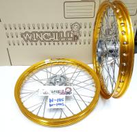 ราคา YOSHI ชุดล้อ WAVE125R WAVE100s 2005 WAVE100x ล้อโลทอง ดุมเงา ซี่ชุบ ขอบล้อ17 (793926361)
