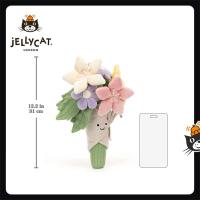 ราคา Jellycat ชุดของขวัญช่อดอกไม้ตุ๊กตาผสมสีสันบุปผาฟรี Jellycat ถุงหูรูดสีฟ้า (25309568764)