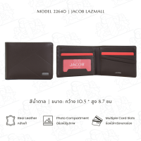 ราคา JACOB กระเป๋าสตางค์ชายหนังเรียบ พร้อมช่องใส่รูปภาพเปิดออกได้ รุ่น 22640 (26176992424)