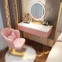 ราคา พร้อมส่ง โต๊ะเครื่องแป้ง โต๊ะแป้ง โต๊ะแต่งหน้า โต๊ะกำมะหยี่ โต๊ะแต่งหน้าสวยๆ ผ้ากำมะหยี่ โต๊ะเครื่องแป้ง มี2ลิ้นชัก ขนาด80 40 76CM (9387988794)