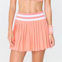 ราคา Janesuda x Wakingbee Serve Skorts กระโปรงพลีท เทนนิส กอล์ฟ มีซับใน ขอบเอวผ้าริบลายทาง เก็บหน้าท้อง (26196062241)