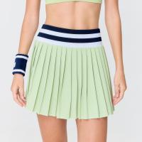 ราคา Janesuda x Wakingbee Serve Skorts กระโปรงพลีท เทนนิส กอล์ฟ มีซับใน ขอบเอวผ้าริบลายทาง เก็บหน้าท้อง (26196062245)