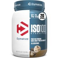 ราคา Dymatize ISO100 Hydrolyzed Protein Powder 100 Whey Isolate Protein 1 4 Lbs 20 Servings เวย์โปรตีนไอโซเลท Chocolate (25663131861)