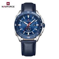 ราคา NAVIFORCE นาฬิกานักธุรกิจผู้ชายของแท้สายหนังเรืองแสง30เมตรกันน้ำควอทซ์ใหม่เอี่ยมนาฬิกาแฟชั่นลำลองของผู้ชาย NF9269 (26402354323)