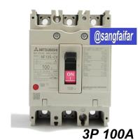 ราคา MITSUBISHI MCCB เบรคเกอร์ สวิตส์ตัดตอนอัติโนมัติ มิตซู No Fuse Breaker NF125CV 3P 80A 100A 125A รุ่น NF125 CV ของแท้ 100 (410877455)