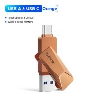 ราคา USB ไดรฟ์คู่ ORICO 3 2 Type C แฟลชไดร์ฟที่มี150เมกะไบต์ วินาทีอ่าน32กิกะไบต์64กิกะไบต์128กิกะไบต์256กิกะไบต์ USB Type C 2 In 1แฟลชไดร์ฟ CB05 (126195901462)