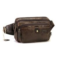 ราคา Chinatown Leather กระเป๋าผู้ชาย คาดเอว สะพายอก หนังวัวแท้ ซิปยื่นหน้า สีน้ำตาลแทน (15919135045)