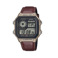 ราคา casio นาฬิกาข้อมือผู้ชาย สายสเตนเลส กันน้ำได้ 100m AE1200 รุ่น AE 1200WHD 1A คาสิโอ AE1200WHD AE 1200 watchestbkk คาสิโอ แท้ ของแท้100 ประกันศูนย์1ปี (24471482452)