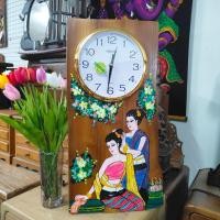 ราคา นาฬิกาแขวนผนังไม้สัก นาฬิกาไม้สักแขวนผนัง นาฬิกาไม้สักแกะสลักช้างคู่ นาฬิกาประดับฝาผนังบ้าน นาฬิกาประดับบ้าน นาฬิกาไม้สักแท้ 100 (25306424710)