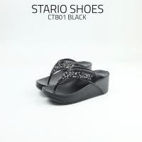 ราคา Stario พร้อมส่ง ส่งไว รุ่น CT801 ส้นสูง 2 5 นิ้ว แบรนด์แท้ รองเท้าผู้หญิงแฟชั่น รองเท้าแตะ รองเท้าฟิตฟอป รองเท้าเพื่อสุขภาพ ใส่สบายเท้า (24442551731)