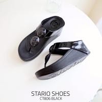 ราคา Stario พร้อมส่ง ส่งไว รุ่น CT806 ส้นสูง 2 5 นิ้ว แบรนด์แท้ รองเท้าผู้หญิงแฟชั่น รองเท้าแตะ รองเท้าฟิตฟอป รองเท้าเพื่อสุขภาพ ใส่สบายเท้า (24442809334)