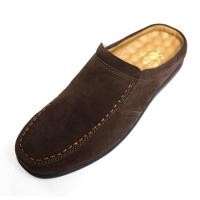 ราคา Heavy Shoes รองเท้าหนังเปิดส้น หนังแท้ รุ่น PS3514 (2621174072)