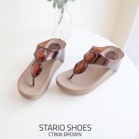 ราคา Stario พร้อมส่ง ส่งไว รุ่น CT806 ส้นสูง 2 5 นิ้ว แบรนด์แท้ รองเท้าผู้หญิงแฟชั่น รองเท้าแตะ รองเท้าฟิตฟอป รองเท้าเพื่อสุขภาพ ใส่สบายเท้า (25884934956)