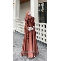 ราคา ชุดอิสลามสวยๆใส่ออกงาน ชุดเดรสมุสลิม รุ่นกุหลาบทรงบาน ชุดใส่รายอ ชุดใส่นิกะห์ ชุดเจ้าสาวอิสลาม (24912732348)