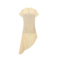 ราคา STUDIO UNKNOWN Mira Draped Dress เดรสผ้าตาข่ายจับจีบมีซับใน (24477595456)