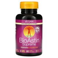 ราคา Nutrex Hawaii BioAstin Supreme Hawaiian Astaxanthin 6 mg 60 Vegan Soft Gels (24966963174)