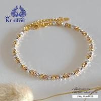 ราคา Kr silver เงินแท้มีใบรับประกัน เงินแท้สามกษัตริย์ สร้อยข้อมือ เงินแท้สามกษัตริย์ ลายมูนคัท อิตาลี ขนาด 3 มิล ยาว 6 5 7 5 นิ้ว ปรับได้ B3K30002 (16935619720)