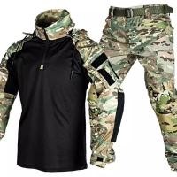 ราคา Tactical Camouflage Uniform Military Army Training Suits Combat Shirt Pants Cloth (25423395900)