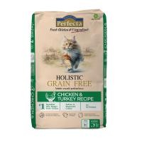 ราคา PERFECTA HOLISTIC GRAIN FREE แมวโตและลูกแมว สูตรไก่และไก่งวง 1 kg 7pcs (25803984066)