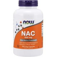 ราคา NOW Supplements NAC N Acetyl Cysteine 600 mg with Selenium Capsules (25560296193)